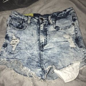 high waisted shorts